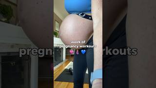 5 Days of Pregnancy Workouts At Home shorts pregnancy pregnant [upl. by Leilani86]