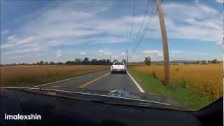 Nissan GTR gets AIRBORNE then crashes on Backroad ORIGINAL [upl. by Notaes676]