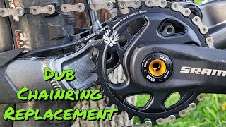 SRAM Chainring Replacement  XSync 2 Chainring  Installation Tips and Tricks [upl. by Llenrod888]