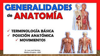 🥇 GENERALIDADES DE ANATOMÍA  Posición Anatómica Terminología Anatómica ¡Fácil y Sencillo [upl. by Bain]