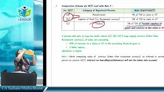 Lecture 05 Composition Scheme N 22 Revision CA Final IDT [upl. by Cleopatre]