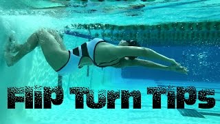 Flip Turn Tips  Swim with Leila [upl. by Nwahsiek]