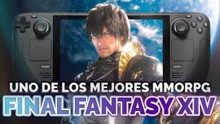 Steam Deck  Uno de los mejores MMORPG Final Fantasy XIV en portátil ✨ [upl. by Dnaletak]