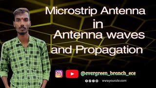 Microstrip Antenna or Patch Antenna  antennas  Propagation  waves  ece  btech  transmission [upl. by Fremont569]