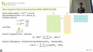 NLPN4 Nonnegative Matrix Factorization [upl. by Enetsirk]