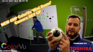 Hikvisions NEW 4MP ColorVu Mini Dome Camera SET UP [upl. by Ttennej]