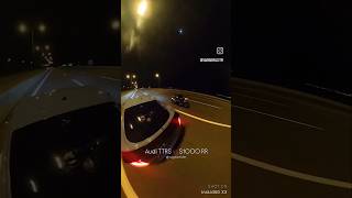 AUDİ TTRS vs S1000RR audittrs s1000rr [upl. by Diantha]