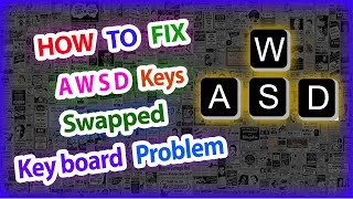 How To Fix AWSD Keys Swapped with Arrow Keys Windows 10 in Tamil [upl. by Michaelina]