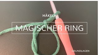 Häkeln Grundlagen Magischer Ring [upl. by Acira127]