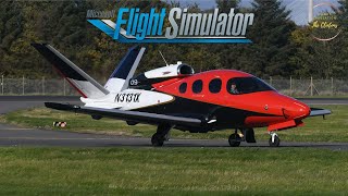 🔴Cirrus Vision SF50  Washington Dulles to Norfolk Virginia  Microsoft Flight Simulator [upl. by Notsnorb]