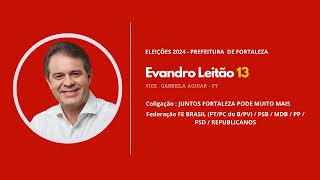 Jingle Evandro Leitão 13 quotEvandro Tá na Boca do Povoquot  Fortaleza  CE [upl. by Nelleeus]