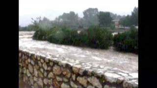 Inundaciones en Xaló Alicante 12 de Octubre de 2007 [upl. by Mrots]