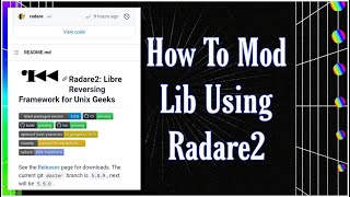 How To Mod Lib Using Radare2 [upl. by Aicatsan]