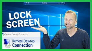 Remote Desktop Lock Screen [upl. by Hpeseoj]