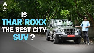 Mahindra Thar Roxx 5door Diesel RWD Road Test Review amp Mileage  ABPLIVE [upl. by Aloysius838]