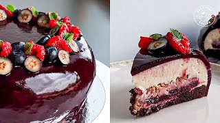 How To Make A Gluten Free Entremet Cake Vegan [upl. by Kassity764]