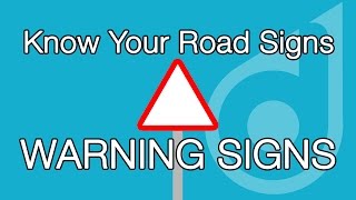 Know Your Road Signs  Warning Signs  miDrive [upl. by Eiramnerual276]