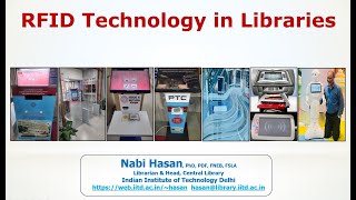 RFID Technology in Libraries Delivered as part of an Online Workshop hosted by DP Tripathi [upl. by Rosalinda390]