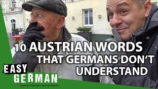 10 Austrian Words that Germans dont understand  Easy German 222 [upl. by Knowland849]