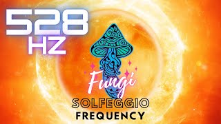 528 Hz Activación poder interno Meditación  Frecuencia Solfeggio para microdosis de psilocibina [upl. by Ahsei]