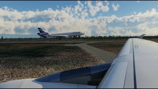 TFDi MD11 piloted by Joona landing at EFOU [upl. by Aicilyt]