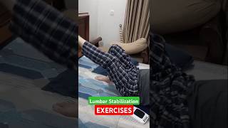 Low Back Pain ExercisesLumbar stabilization Exerciseslowbackpainsciaticaneurotherapypain [upl. by Littell]