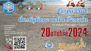 10 Raduno Vespa Club Castiglione della pescaia  raduno vespa [upl. by Melliw]