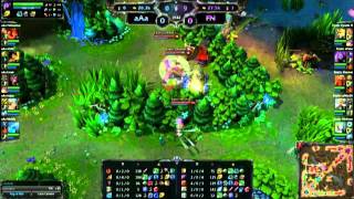 Fnatic Vs aAa Game 1 League of Legends Season One Championship Dreamhack [upl. by Marigold]