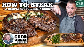 A Simple Steak Recipe for Beginners  Blackstone Griddles [upl. by Koh]