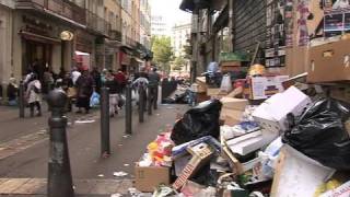 Ramassage des poubelles en grève à Marseille [upl. by Ellen]