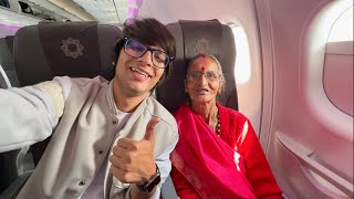 Amma Ki 1st Flight ✈️ 🥺 Maza Aagya [upl. by Moriah467]