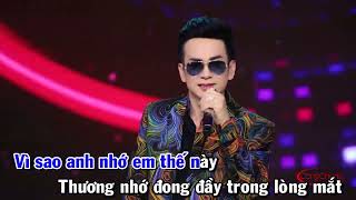 Karaoke Remix LK Nhớ Người Yêu  Đan Phương [upl. by Ayotal]