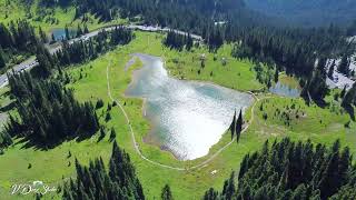 Chinook Pass and Tipsoo Lake Washington State [upl. by Kopans]