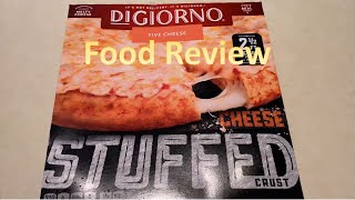 Review Digiorno Five Cheese Stuffed Crust Pizza [upl. by Rossuck793]