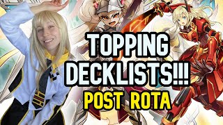 YuGiOh Best Top Cut Decklists Post YCS Niagara Sky Striker Exodia amp More  ROTA Format [upl. by Bernette179]