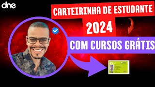 CARTEIRINHA DE ESTUDANTE 2024  SOLICITE JÁ [upl. by Rumilly]