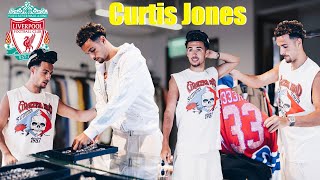 Liverpool FC Curtis Jones Shops Designer Clothing amp Bags w Showroom LA [upl. by Eugenio]