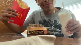 Eating McDonald’s ASMR  Intense Eating Sounds For Relaxation [upl. by Lonee]