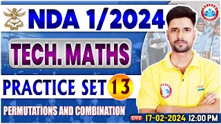 UPSC NDA NDA Technical Maths Practice Set 13 Technical Maths PYQs By Vishal Sir [upl. by Assilat86]