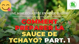 CUISINE AFRICAINE COMMENT PRÉPARER LA SAUCE DE TCHAYOO Part 1 [upl. by Warwick]