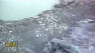 Melting ice causes river tsunami in Chile [upl. by Niliak170]