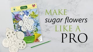 Make 24 Sugar Flowers With One Mould [upl. by Gatian]