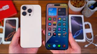 Apple iPhone 16 Pro Max Unboxing vs 16 Pro [upl. by Nnylakcaj]