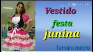 Modelagem vestido de FESTA JUNINA parte 01  passo a passo [upl. by Akimahc]