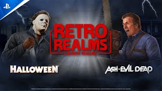 RetroRealms Halloween and Ash vs Evil Dead  Launch Trailer  PS5 amp PS4 Games [upl. by Lyrret843]