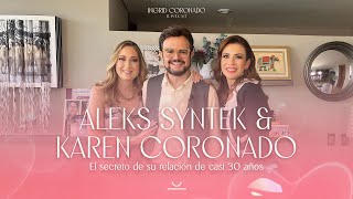 Aleks Syntek por primera vez con su esposa Karen Coronado  El secreto de su relación de 30 años [upl. by Targett]