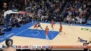 Golden State Warriors vs Oklahoma City Thunder  Full Game Highlights Reaction [upl. by Akener976]