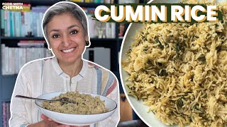 ULTIMATE CUMIN RICE  Perfect Jeera Rice Recipe  Food with Chetna [upl. by Dalston]