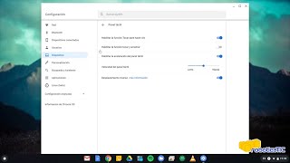Curso Chromebook  12  Configurar panel táctil  SPANISH ESPAÑOL [upl. by Rahab]