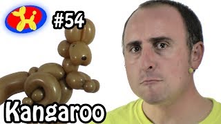 Balloon Kangaroo  Balloon Animal Lessons 54 [upl. by Alitta]